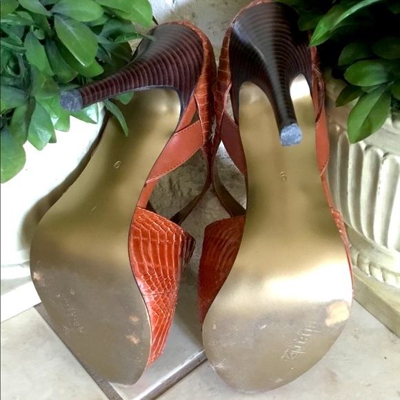 🤎Charles David Tan/Rust Platform Heel - Picture 6 of 6